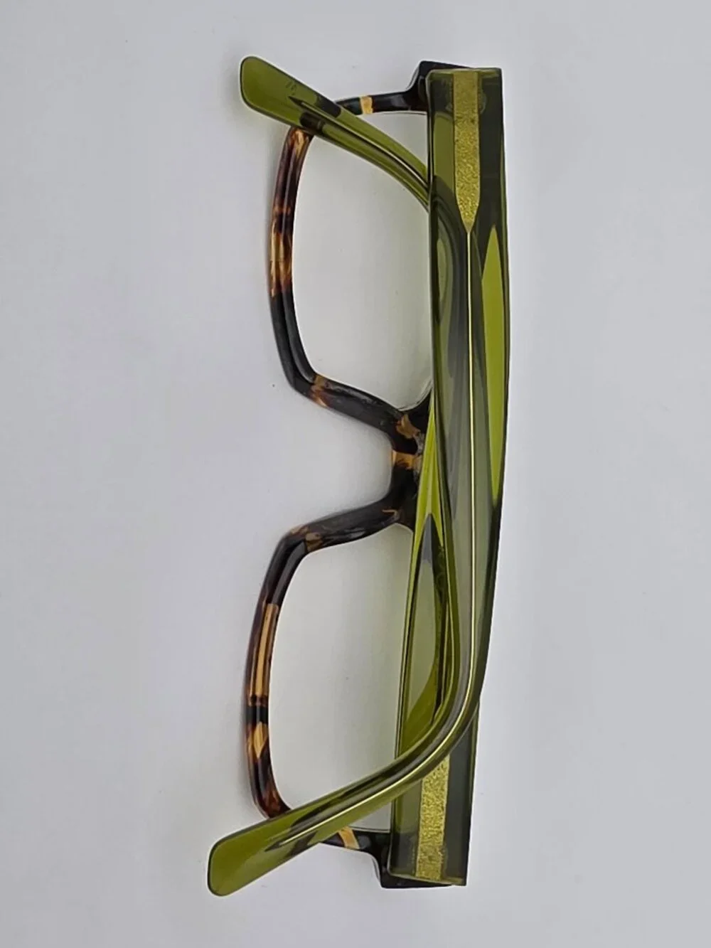 OGI Eyewear 3104/1378 Green Camouflage Crystal Green Eyeglasses Frame w/ Case